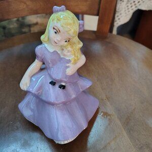 MJM Porcelain Figurines Little Girl With Doll